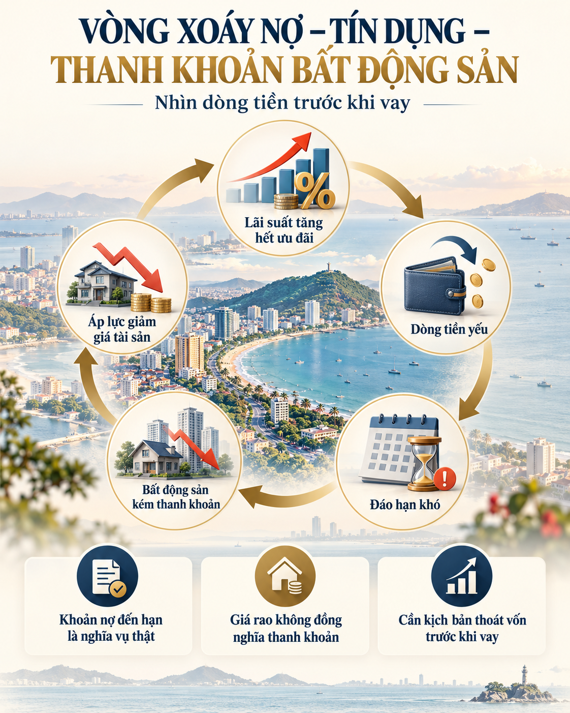 Vòng xoáy nợ bất động sản: nhìn dòng tiền trước khi vay